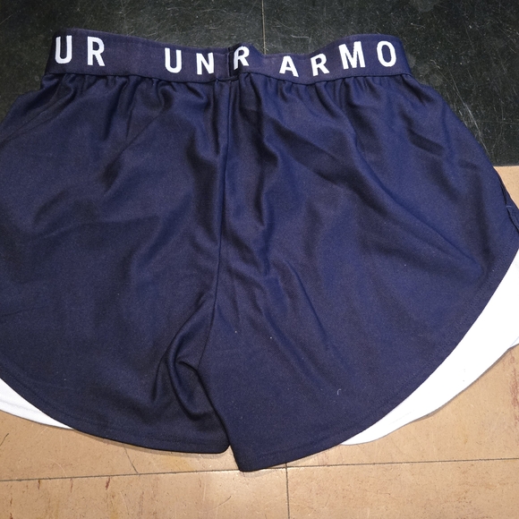 Under Armour Dark Blue Performance Shorts Misses Size XS like New - Picture 4 of 5